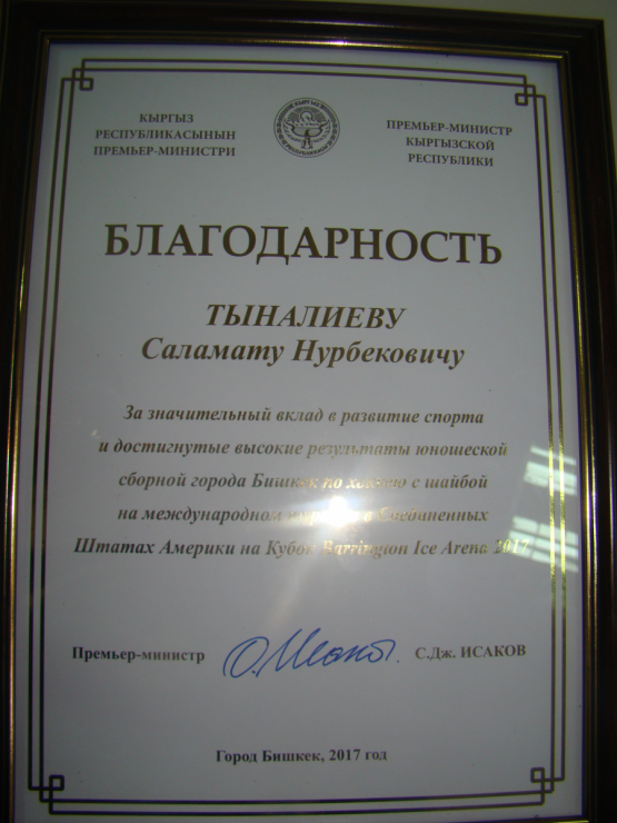 Хоккейный клуб «Локомотив» удостоен призовых мест